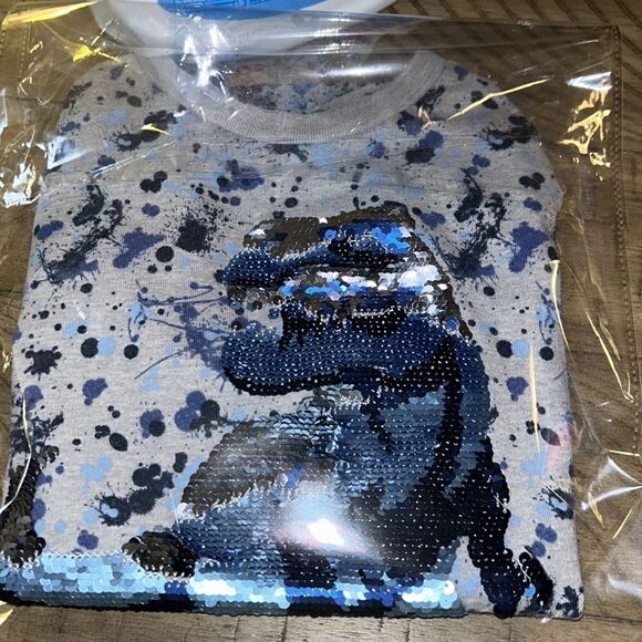Sequins TRex🦖 🦖 Tee Shirt 👕 - Picture 13 of 17